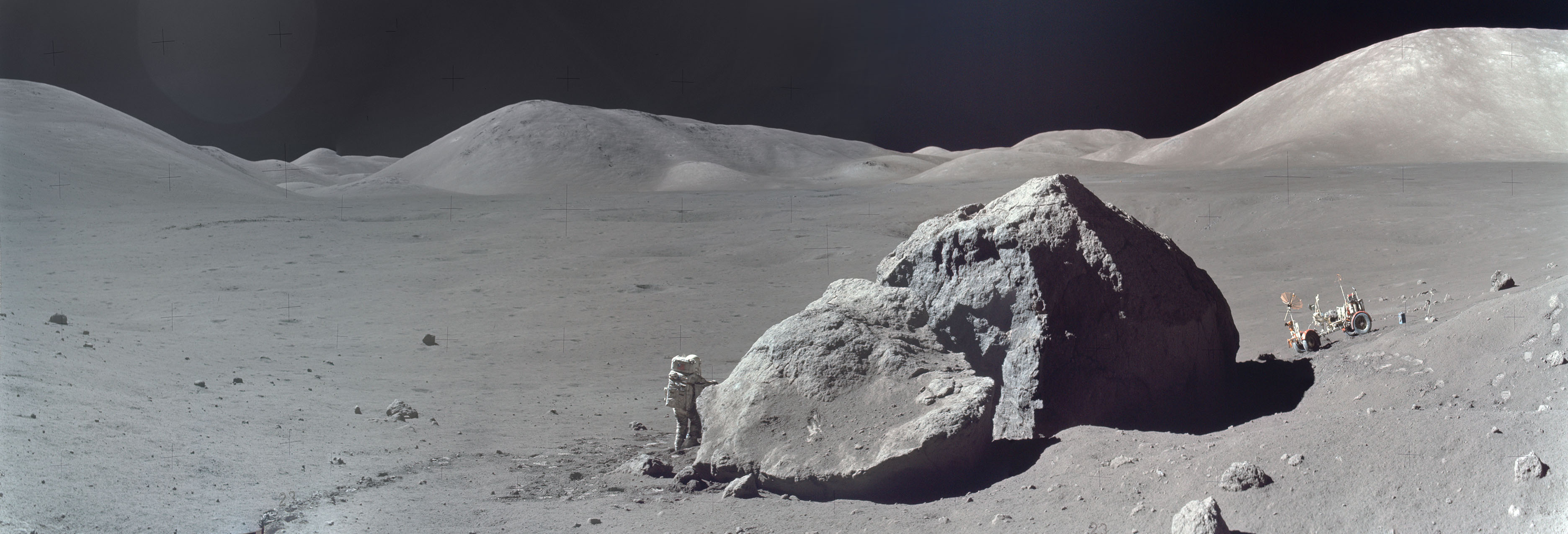 Apollo 17 Station 6 panorama